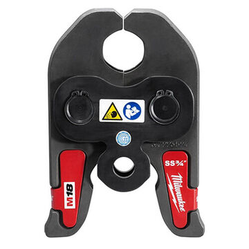 Press Tool Jaw Extended Standard, Steel, 3/4 In Capacity, Applicable Material Stainless Steel