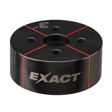 Die Multi-purpose, Steel, Round Punch, Black, 12 Ga Gauge, 6.3 In Lg, 3 In Hole Saw