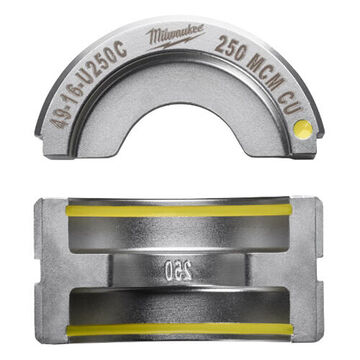 Die Upper And Lower U, Stainless Steel, 250 Mcm, 2.05 In X 2.15 In X 1.35 In