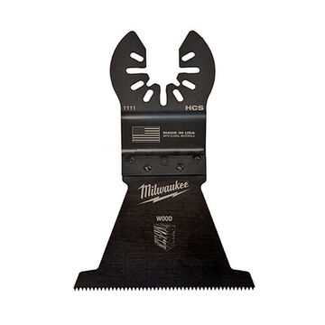 Blade Straight Cut Tool, High Carbon Steel/steel, Black Oxide Finish, For Use With: Oscillating Multi-tool