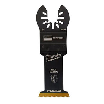Blade Straight Cut Multi-tool, 2.05 In Lg, 1/32 In Thk, Bi-metal