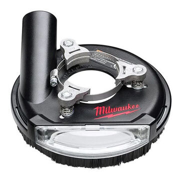 Dust Shroud Universal Surface Grinding, Plastic, 4 To 5 In Dia, 5/16 In Ht, Black