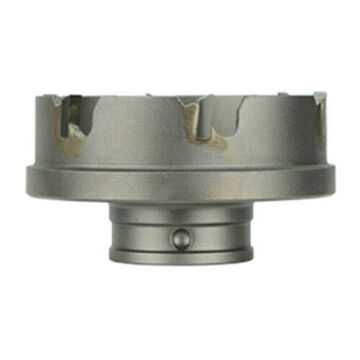 Quick-Change Hole Cutter, 1-1/8 in Cut dia, 1/8 in Cut thk, Material Cut: Mild Steel, Stainless Steel