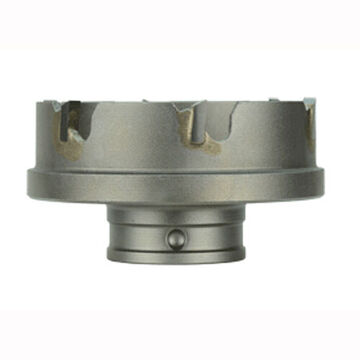 Quick-Change Hole Cutter, 1-7/16 in Cut dia, 3/16 in Cut thk, Material Cut: Mild Steel, Stainless Steel