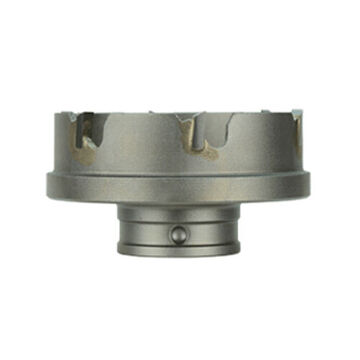 Quick-Change Hole Cutter, 2-1/2 in Cut dia, 1/8 in Cut thk, Material Cut: Mild Steel, Stainless Steel