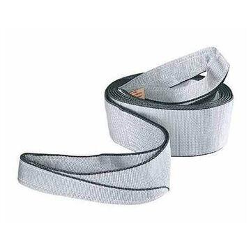 Elingue oiel plat torsadé Type-4 Web, nylon, 4 pouce x 15 pied, attelage vertical de 6 400 lb, attelage Choker de 5 000 lb, attelage de panier de 12 800 lb