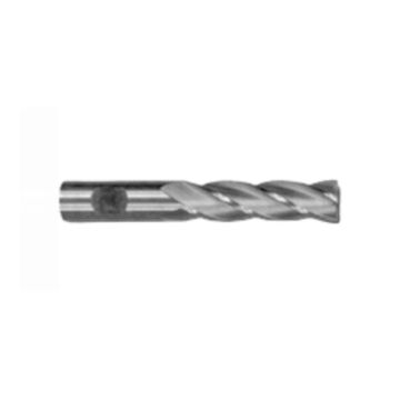 Center Cut Long End Mill, Cobalt, Uncoated, 4-Flute, 3/4 in Shank, 3/4 in dia x 5-1/4 in lg, 1/Pack