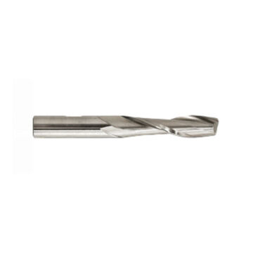 Extra Long End Mill, High Speed Steel, Tin Coated, 2-Flute, 3/8 in Shank, 3/8 in dia x 4-1/4 in lg, 1/Pack