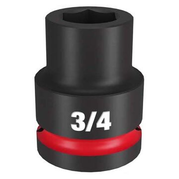 Standard Impact Socket, Steel, 3/4 in Socket, 3/4 in Drive, 1-1/8 in dp Bolt Clearance, 2-3/32 in OAL