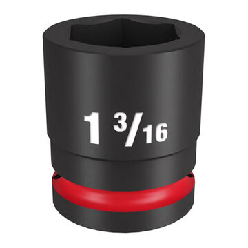 Socket Standard Impact, Steel, 1-3/16 In Socket, 3/4 In Drive, 1-5/8 In Dp Bolt Clearance, 2-3/32 In Oal