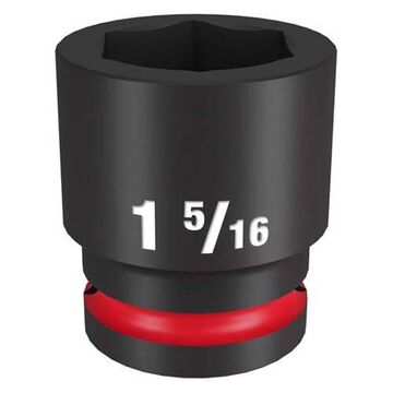 Standard Impact Socket, Steel, 1-5/16 in Socket, 3/4 in Drive, 2-3/16 in dp Bolt Clearance, 2-15/64 in OAL