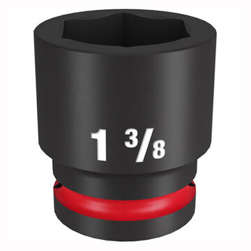 Socket Standard Impact, Steel, 1-3/8 In Socket, 3/4 In Drive, 1-15/16 In Dp Bolt Clearance, 2-15/64 In Oal