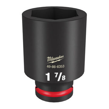Socket Deep Impact, Steel, 1-7/8 In Socket, 3/4 In Drive, 1-5/16 In Dp Bolt Clearance, 2-11/16 In Oal