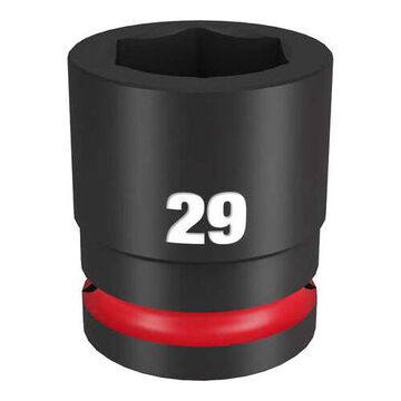 Socket Standard Impact, Steel, 29 Mm Socket, 3/4 In Drive, 1-1/8 In Dp Bolt Clearance, 2-3/32 In Oal