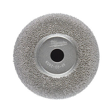 Buffing Wheel, Steel, 2-1/2 in, Silver