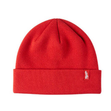 Bonnet à revers, taille unique, mélange polyester/spandex rouge 98/2