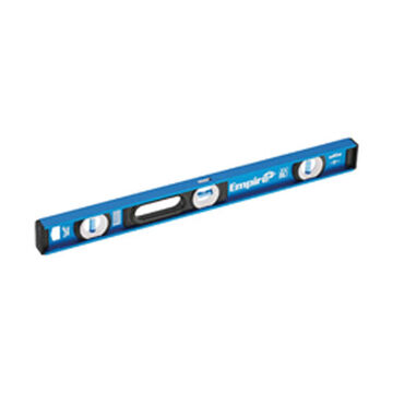 I-Beam Level, 0.0005 in Accuracy, Aluminum, 1 in wd, 48 in lg, 2-1/4 in ht