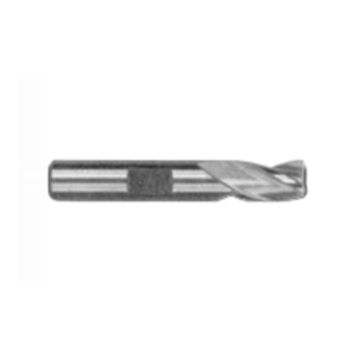 End Mill, High Speed Steel, Ticn Coated, 3-Flute, 3/8 in Shank, 5/16 in dia x 2-5/16 in lg, 1/Pack