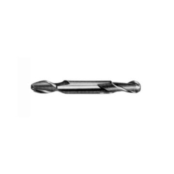Ball Double End Mill, High Speed Steel, Tin Coated, 2-Flute, 1/2 in Shank, 1/2 in dia x 3-3/4 in lg, 1/Pack