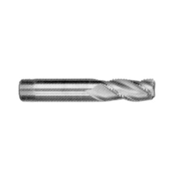 Long End Mill, Cobalt, Ticn Coated, 3-Flute, 1/4 in Shank, 5/16 in dia x 3-1/8 in lg, 1/Pack