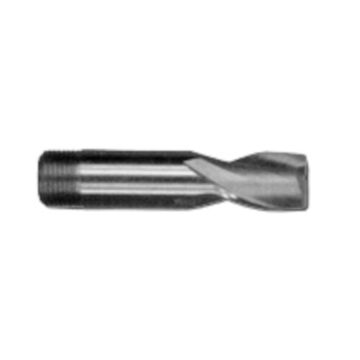 Slot End Mill, Cobalt, Tin Coated, 2-Flute, 1/4 in Shank, 1/16 in dia x 1-29/32 in lg, 1/Pack