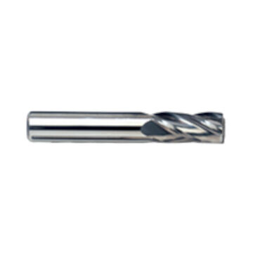 End Mill, Solid Carbide, Uncoated, 4-Flute, 3/16 in Shank, 11/64 in dia x 2 in lg, 1/Pack