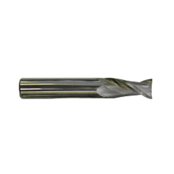 End Mill, Solid Carbide, Uncoated, 2-Flute, 16 mm Shank, 16 mm dia x 89 mm L, 1/Pack