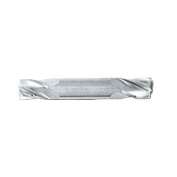 Double End Mill, Solid Carbide, Uncoated, 4-Flute, 1/8 in Shank, 1/32 in dia x 1-1/2 in lg, 1/Pack