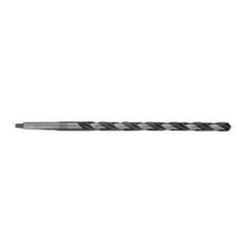 Extra Long Taper Shank Drill, High Speed Steel, #1 Point, Taper Shank, 15/32 in Size, 0.4688 in dia x 10 in lg, 1/Pack