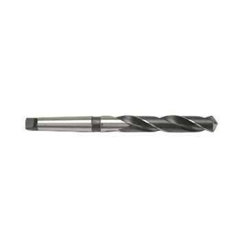 Hyper Taper Shank Drill, High Speed Steel, #2 Point, Taper Shank, 3/4 in Size, 0.75 in dia x 9-3/4 in lg, Black, 1/Pack