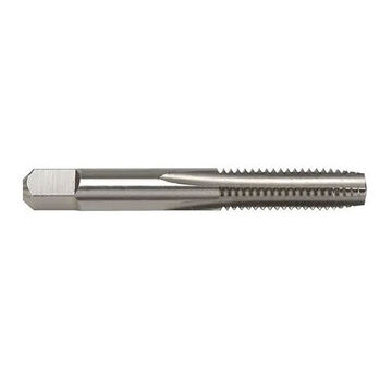 Set Lead Ground Thread Hand Tap, High Speed Steel, M12 X 1.25, 4-Flute, 9 mm Shank, 29 mm Fine Thread, 89 mm lg, TPB