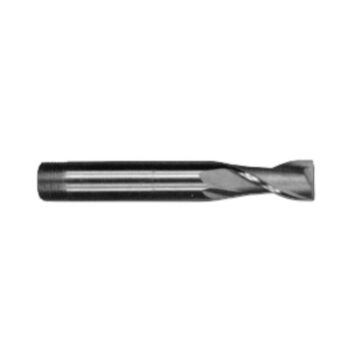 Long Slot Drill, High Speed Steel, Tin Coated, 2-Flute, 6 mm Shank, 2.5 mm dia x 54 mm L, 1/Pack