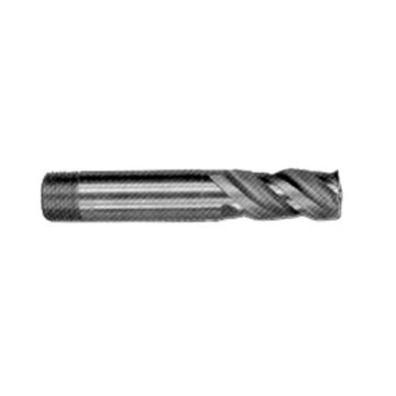 High Helix Mill, Cobalt, Uncoated, 3-Flute, 12 mm Shank, 12 mm dia x 83 mm L, 1/Pack