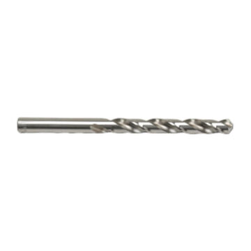 Jobber Drill, High Speed Steel, #19 Size, 0.166 in dia x 3-1/4 in lg, 10/Pack