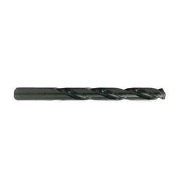 Heavy-Duty Cotter Pin Jobber Drill, High Speed Steel, 19/64 in Size, 135 deg, 0.2969 in dia x 4-3/8 in lg, 10/Pack