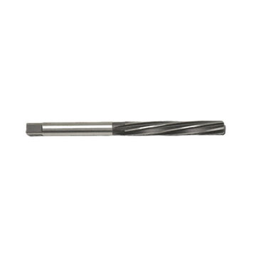 Alésoir à main, acier rapide, taille 4.5 mm, tige droite, flûte hélicoïdale, 0.1772 pouce dia x 81 mm lg, 1/paquet