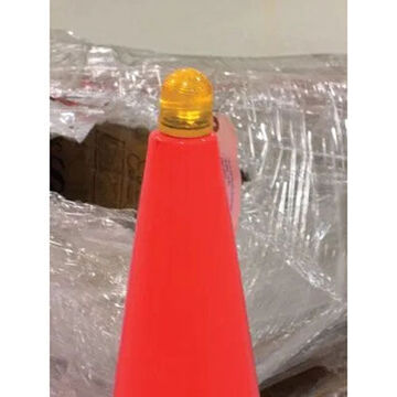 LED Cone Top Light, Molded Plastic, Red