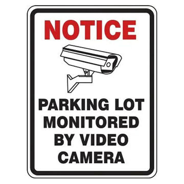 Facility Traffic Sign, 24 in ht, 18 in wd, Engineer-Grade Prismatic, Post/Fence Mount