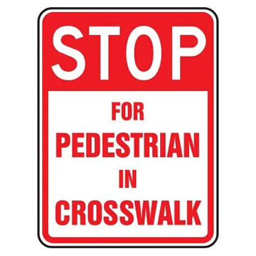 Bicycle And Pedestrian Sign, 18 in ht, 12 in wd, Engineer-Grade Prismatic, Post/Fence Mount