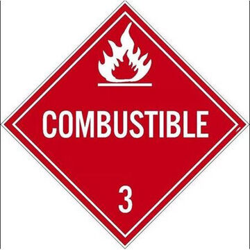 4-Digit Placard, 10-3/4 in ht, 10-3/4 in wd