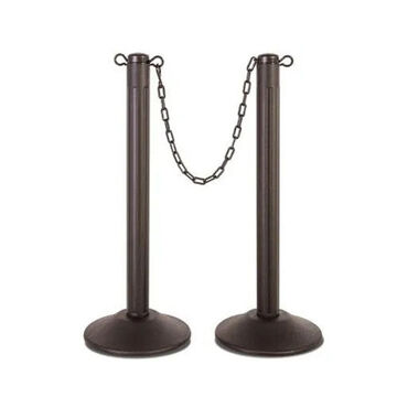Stanchion Posts Chain Storage Stanchion Post, 3 in Dia
