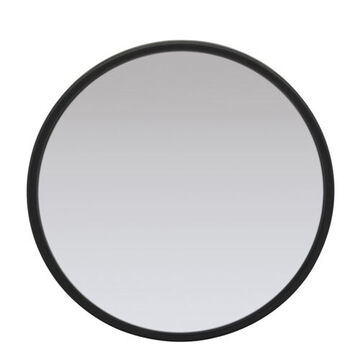 Convex Round Mirror, 10 1, 2 in - 95 sq. in. Reflective Area, 95 sq.in. Reflective Area, Stainless Steel, Gray