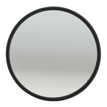 Convex Round Mirror, Stainless Steel, 56 sq. in Reflective Area, 56 sq. in. Reflective Area, Bracket Mount, Steel Back