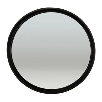 Convex Round Mirror, Stainless Steel, 28 sq.in Reflective Area, 28 sq.in. Reflective Area, Bracket Mount, Stainless Steel Back