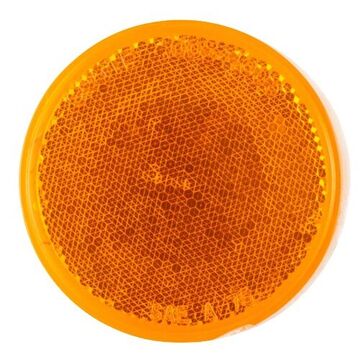 Réflecteur rond, ambre, lentille acrylique