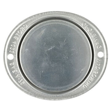 Round Reflector, Red Lens/Aluminum Housing, Acrylic Lens