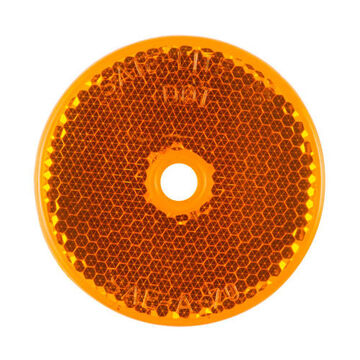 Réflecteur rond, ambre, lentille acrylique