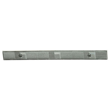 Rectangular Reflector, 12 in Strip lg, Silver, ABS/Acrylic