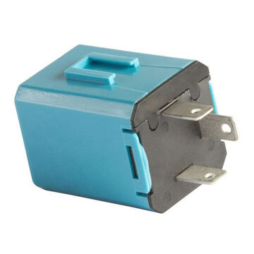 Rectangular Flasher, 12 V, 1 to 20 A Capacity, 3-Terminal, 1-1/8 in lg, 1-1/8 in wd