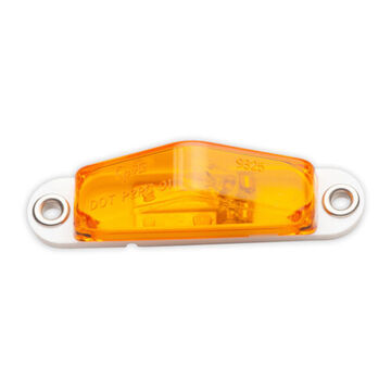 Clearance Triangular Marker Light, Amber, Polycarbonate, 0.27 A